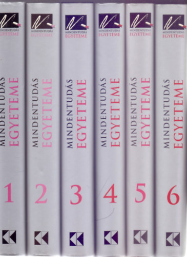 Hitseker Mária-Szilágyi Zsuzsa (szerk.) - Mindentudás Egyeteme 1-6. (Teljes sorozat)