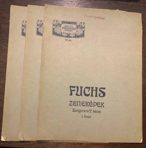 Fuchs Emil - Zeneképek Zongorára 2 kézre I-III. füzet