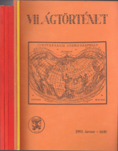 Incze Mikls  (szerk.) - Vilgtrtnet szrvny lapszmok (1993.tavasz-nyr + 1995.tavasz-nyr + 2002.sz-tl + 2005.sz-tl + 2008.sz-tl)