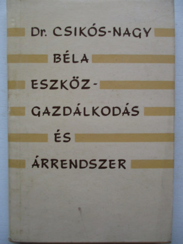 Eszkzgazdlkods s rrendszer