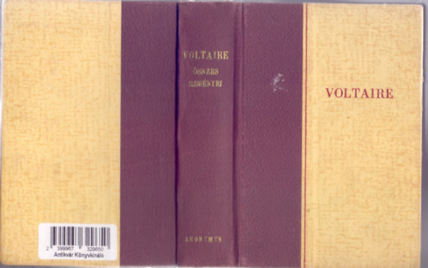 Ford�totta: Gyergyai Albert �s Kende Istv�n Voltaire - Voltaire �sszes reg�nyei (Voltaire m�vei 1.  Reg�nyek)