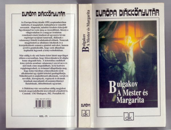 Mihail Bulgakov - A Mester �s Margarita (Eur�pa Di�kk�nyvt�r)