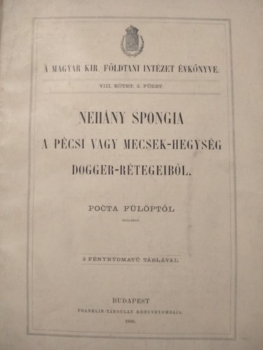 Pocta Flp - Nhny Spongia a pcsi vagy Mecsek-hegysg dogger-rtegeibl