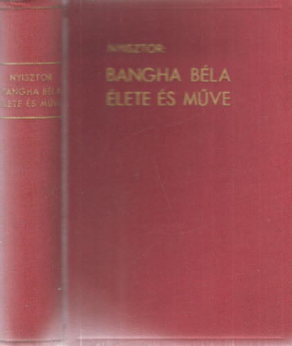 Nyisztor Zoltán dr. - Bangha Béla élete és műve