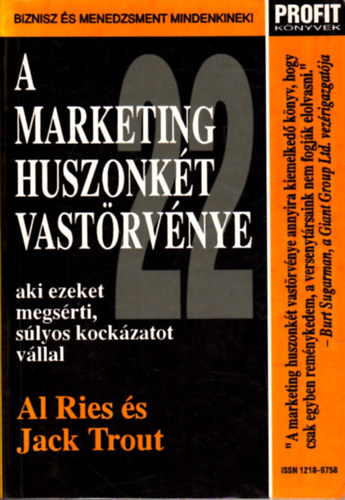Jack Trout Al Ries - A marketing huszonkt vastrvnye