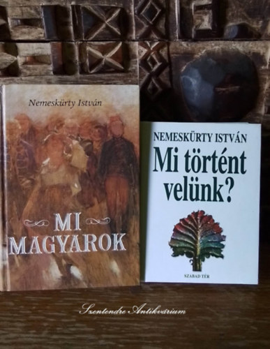 Krajnyák Anikó Nemeskürty István (lektor) - Mi magyarok - A MAGYAR TÖRTÉNELEM AZ IGAZ KRÓNIKA RENDJE SZERINT + Mi történt velünk? - HALDOKLÁSUNK ÉVSZÁZADA (2 mű saját képpel! szent. antikv.)
