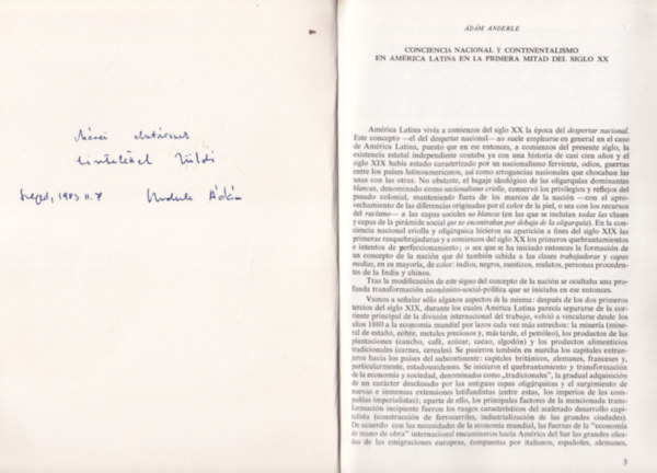 Anderle dm - Conciencia Nacional y continentalismo en Amrica Latina en la primera mitad del siglo xx - Klnlenyomat - dediklt