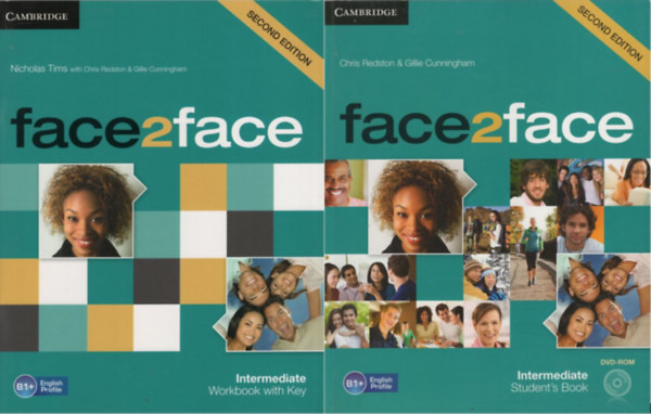 Chris Redston, Gillie Cunningham Nicholas Tims - face2face Intermediate Student's Book + Workbook with Key