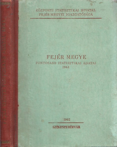 Fejr megye fontosabb statisztikai adatai 1961