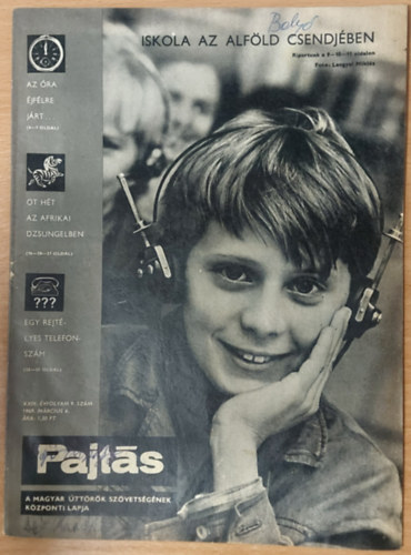 Vasv�ri Ferenc  (szerk.) - Pajt�s XXIV. �vfolyam, 9. sz�m (1969)