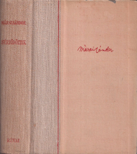 M�rai S�ndor - S�rt�d�ttek - A hang