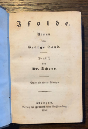 George Sand - Isolde - Roman von George Sand
