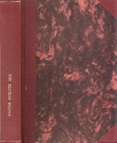 L�rincze Lajos  (szerk.) - Magyar Nyelv�r (1988. - CXII. teljes �vfolyam)
