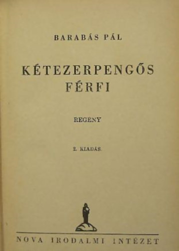 Barabs Pl - Ktezerpengs frfi