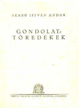 Szab� Istv�n Andor - Gondolatt�red�kek