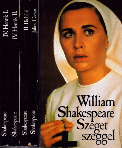 William Shakespeare - 5 db William Shakespeare ktet: IV. Henrik I-II. + Szeget szeggel + II. Richrd - Julius Caesar