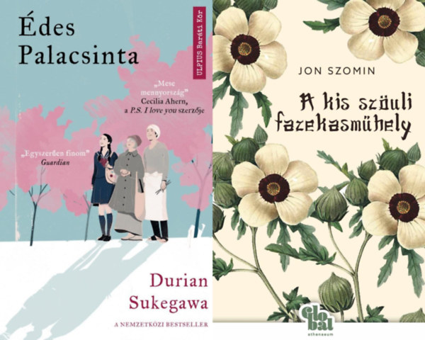 Durian Sukegawa, Jon Szomin - 2 db kortrs tvol-keleti regny: des palacsinta + A kis szuli fazekasmhely