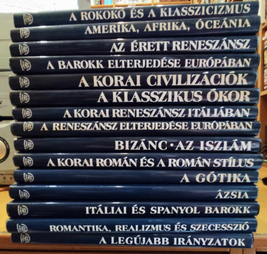 Magyar Knyvklub - 15 db "A mvszet trtnete" (A teljes sorozat 16 ktet, 1 hinyzik, cmek a termklapon!)