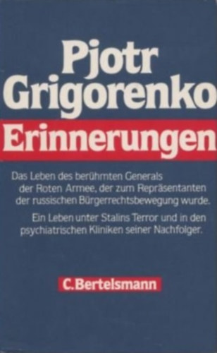 Pjotr Grigorenko Erinnerungen