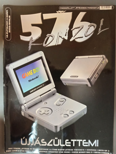 576 Konzol VII. évfolyam 4. szám 2003. április