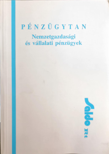 Pnzgytan - Nemzetgazdasgi s vllalati pnzgyek