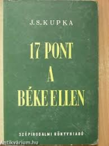 J. S. Kupka - 17 pont a bke ellen