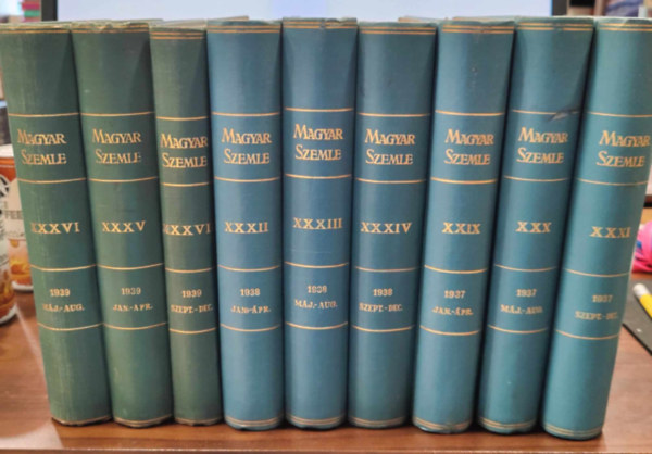 Magyar Szemle 1939, 1938, 1937 ( �vfolyamonk�nt 3 k�tetben)