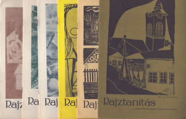Kovcs Kroly szerk. - Rajztants - Az Oktatsi Minisztrium mdszertani folyirata - XXII.vf. 1980/1-6.szm teljes vfolyam