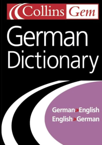 Collins Gem German  Dictionary - german-english, english-german (mini sztr)