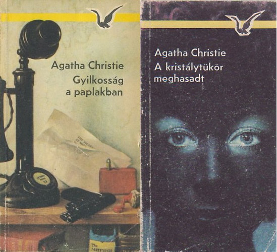 Agatha Christie - Gyilkosság a paplakban + A kristálytükör meghasadt ( 2 kötet )