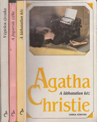 Agatha Christie - 3 db Agatha Christie regny: A lthatatlan kz + A fogorvos szke + Vgtelen jszaka