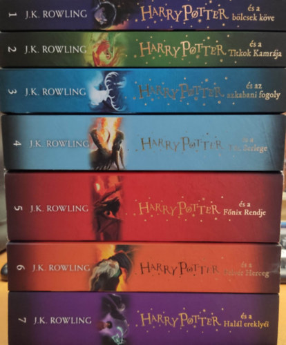 J. K. Rowling - Harry Potter �s a Hal�l erekly�i 1.-7. ( 7 k�tet  )
