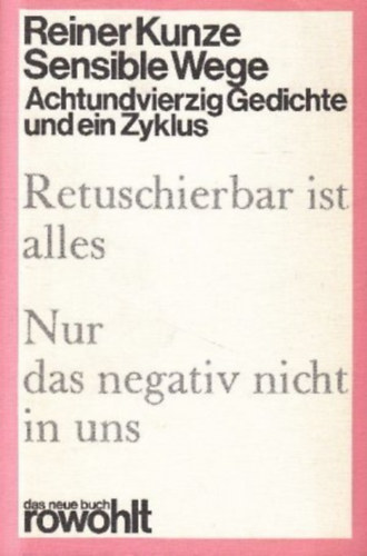Achtundvierzig Gedichte und ein Zyklus (Negyvennyolc vers és egy ciklus német nyelven)
