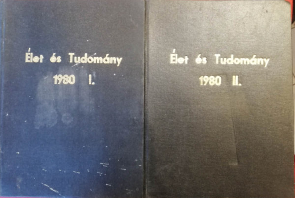 Élet és Tudomány XXXV. évf. 1980. 1-52. szám, Két kötetben egybekötve