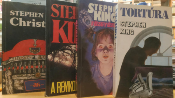 Stephen King - 4 db Stephen King: A rmkoppantk + Christine + Tortra + Tzgyjt
