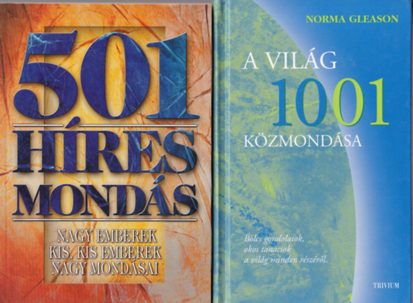 Norma Gleason - A vilg 1001 kzmondsa + 501 hres monds (2 db)