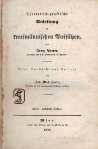 Franz Better - Theoretisch praktiche auleitung