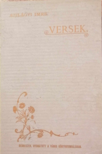 Szil�gyi Imre - Versek