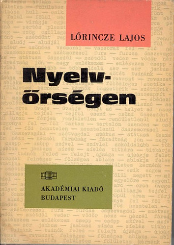 L�rincze Lajos - Nyelv�rs�gen