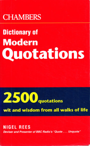 Dictionary of Modern Quotations