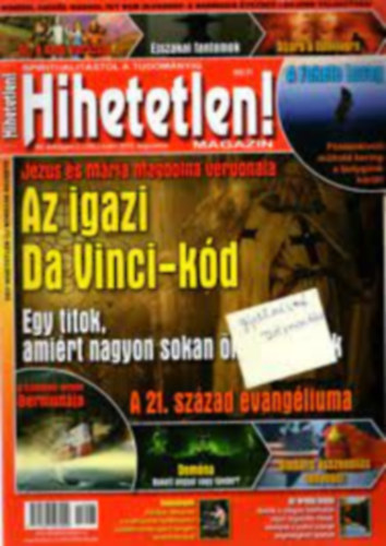 Hihetetlen! magazin 2015 augusztus XV. �vf. 8. sz�m (166.) sz�m