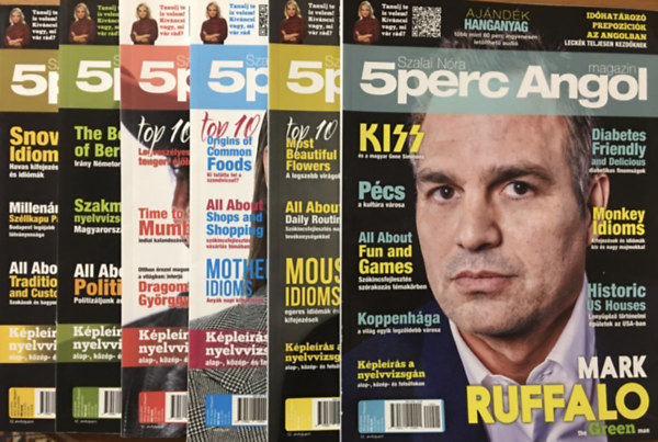 Szalai Nra - 5perc Angol magazin (6 db) - knyvcsomag