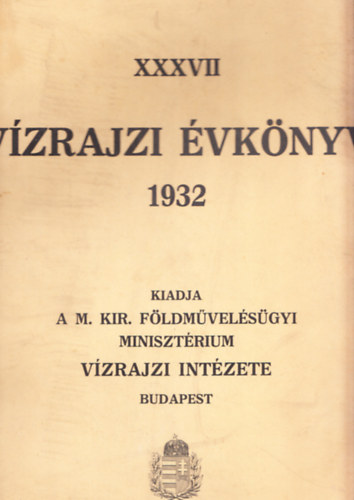 Vzrajzi vknyv 1932 XXXVII. ktet