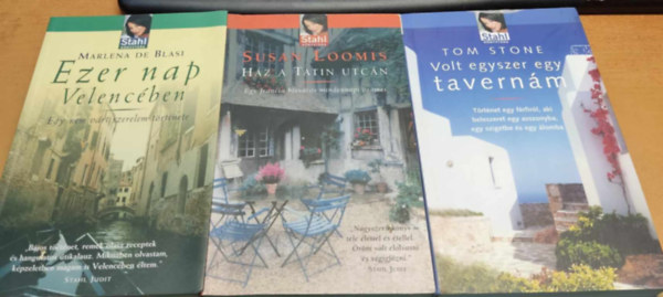 Marlena de Blasi, Tom Stone Susan Loomis - 3 db Stahl könyvtára: Ezer nap Velencében + Ház a Tatin utcán + Volt egyszer egy tavernám