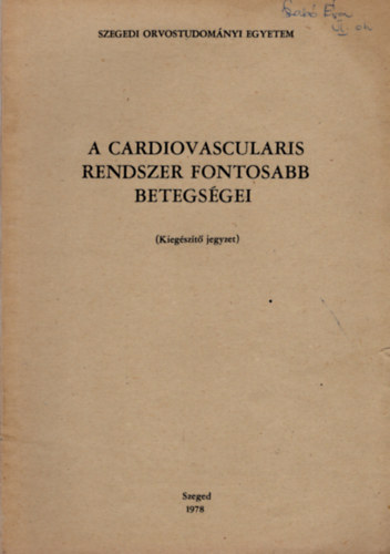 ismeretlen - a cardiovascularis rendszer fontosabb betegs�gei