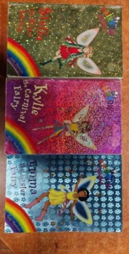 Daisy Meadows - 3 db Daisy Meadows knyv angolul:Rainbow Magic-Kylie The Carnival Fairy+Emma the Easter Fairy+Stella the Star Fairy