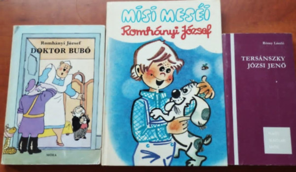 Romhányi József - 3db Romhányi József könyv: Doktor Bubó, Misi meséi,Romhányi József