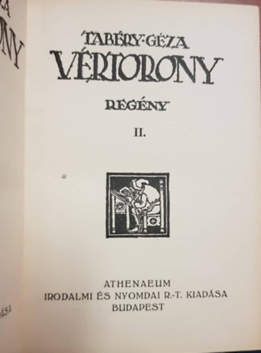 Tab�ry G�za - V�rtorony II. k�tet