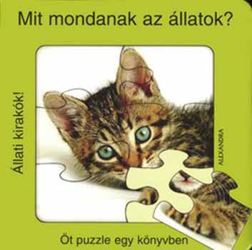 Mit mondanak az llatok? - t Puzzle egy knyvben