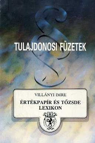 Villnyi Imre - rtkpapr s tzsde lexikon